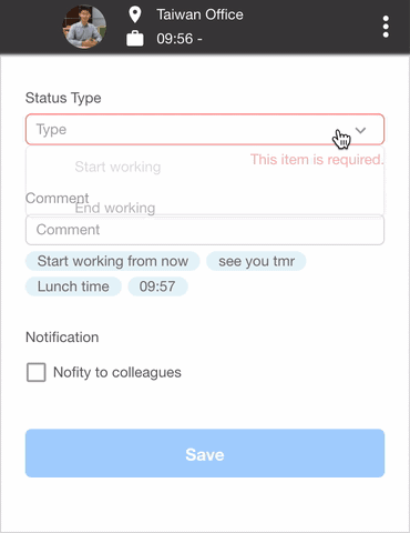 HENNGE Share Status 使用畫面(截至 2020/05)